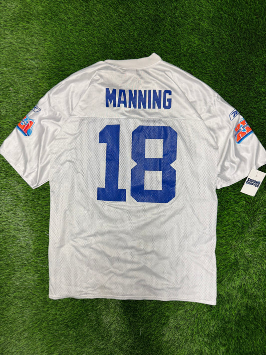 Indianapolis Colts Peyton Manning #18 Super Bowl NFL Player Jersey (XL)