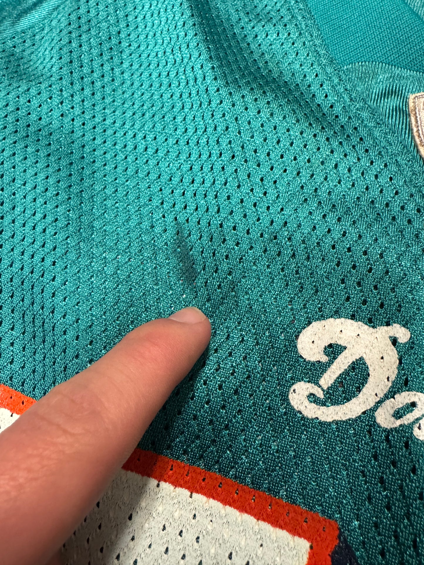00s Miami Dolphins Bob Matheson #53 Vintage NFL Reebok Jersey (L)