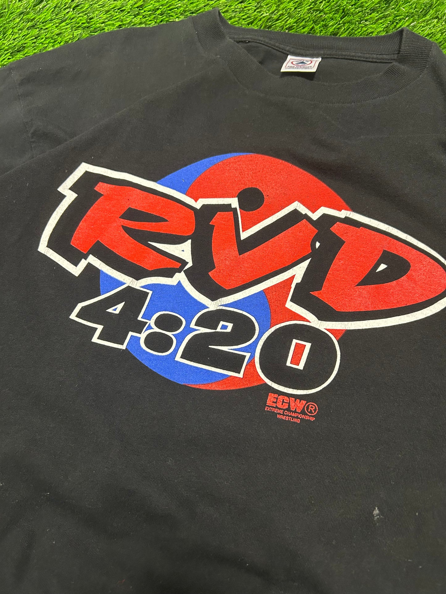 90s Ron Van Dam RVD 4:20 ECW Extreme Championship Wrestling Vintage Grail Tee (XL)