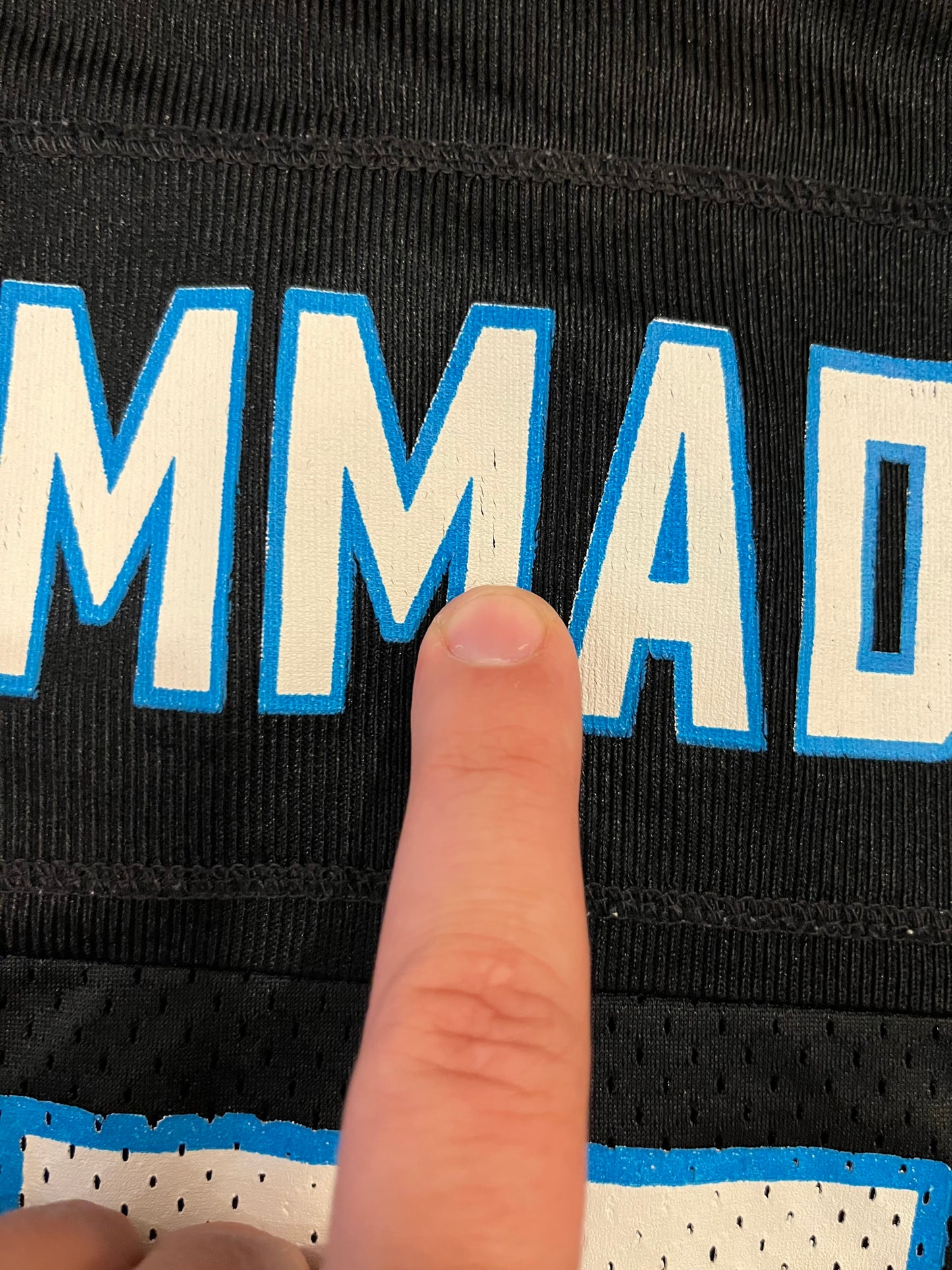 00s Carolina Panthers Muhsin Muhammed Puma Home Jersey (Youth M)