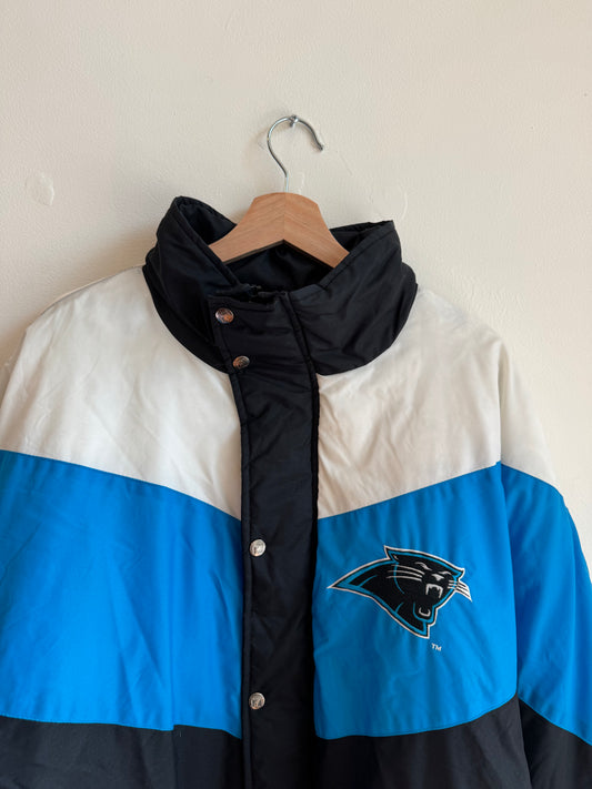 90s Carolina Panthers Logo 7 Puffer Jacket (L)