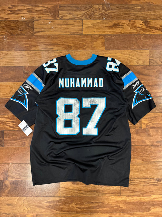 00s Carolina Panthers Muhsin Muhammed Reebok Jersey (XL)