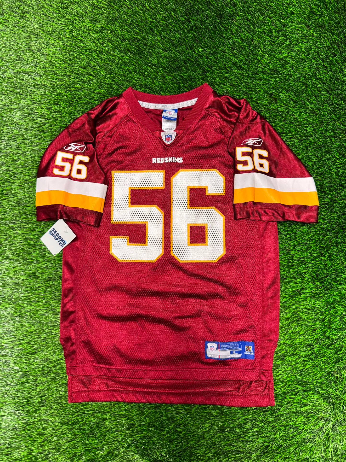 Washington Redskins LaVar Arrington #56 Reebok Jersey (Youth L)