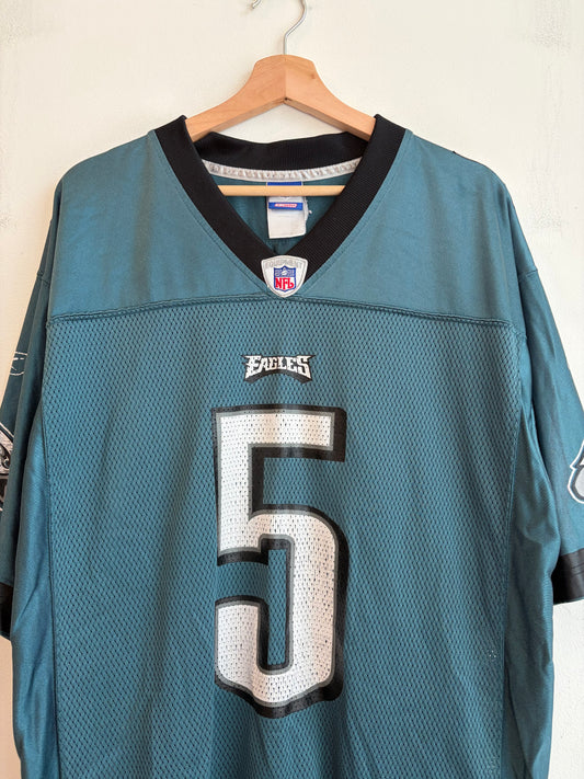 00s Philadelphia Eagles Donovan McNabb Cracked Reebok Jersey (M)