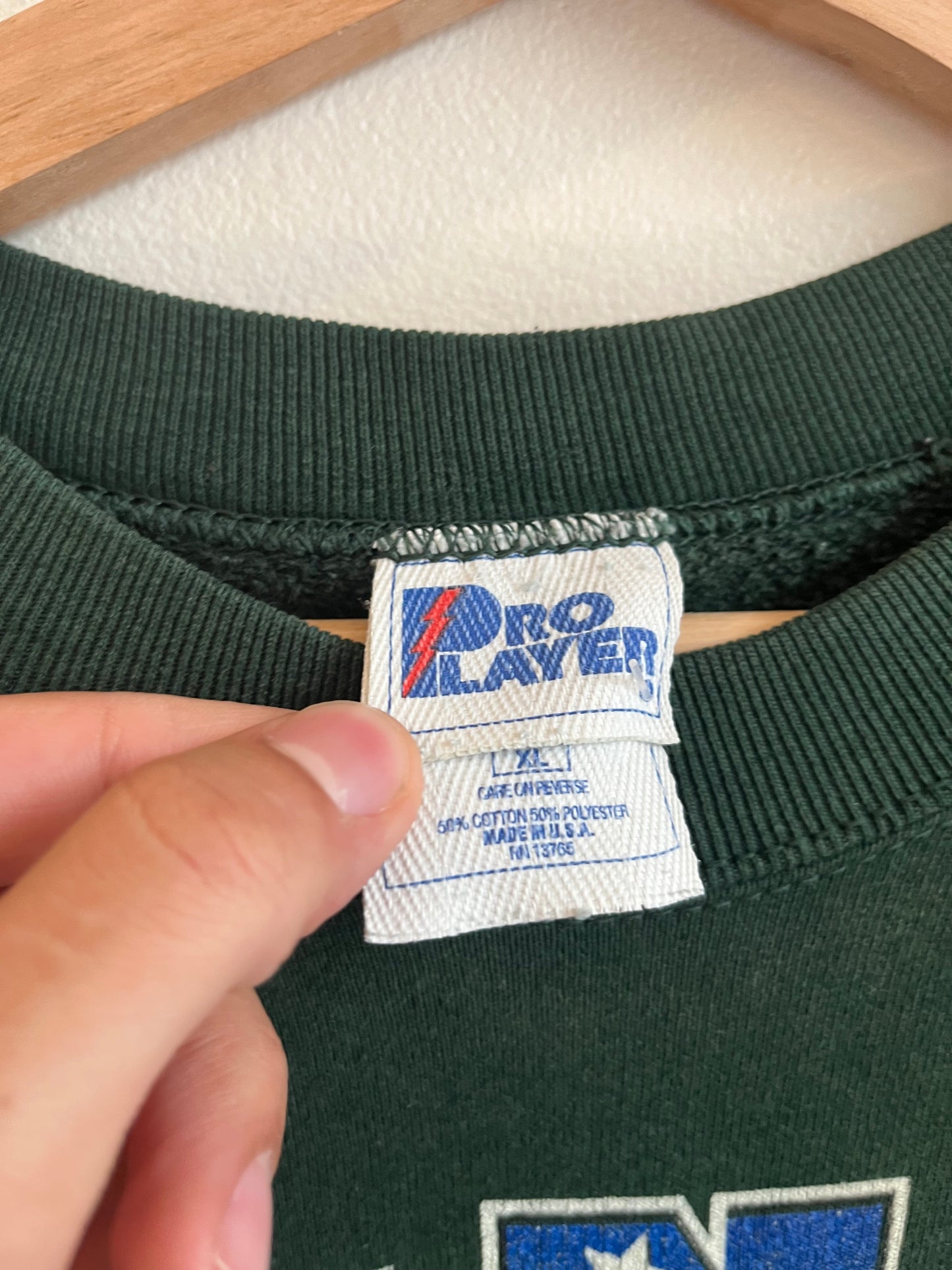 1996 Green Bay Packers Super Bowl XXXI Pro Player Crewneck (XL)