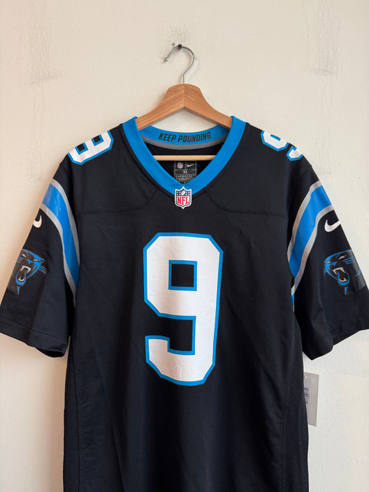 2025 Carolina Panthers Bryce Young Black Home Nike Jersey (M)