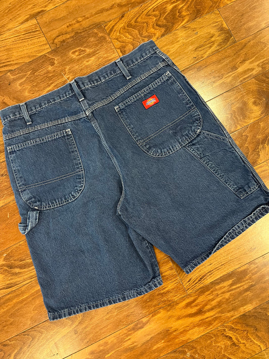 00s Dickies Dark Wash Carpenter Shorts (36)