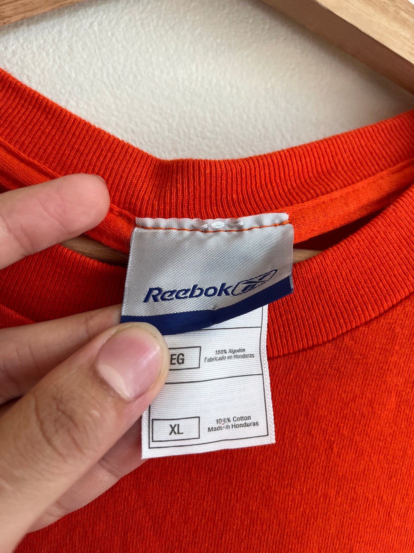2004 Charlotte Bobcats Logo ReebokOrange Tee v Wizards (XL)