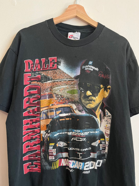 2000 Dale Earnhardt Nascar Schedule Tee (L)