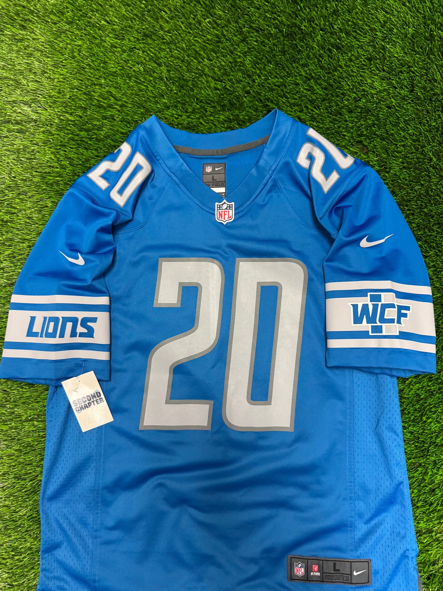 Detroit Lions Barry Sanders #20 Nike Jersey (L)
