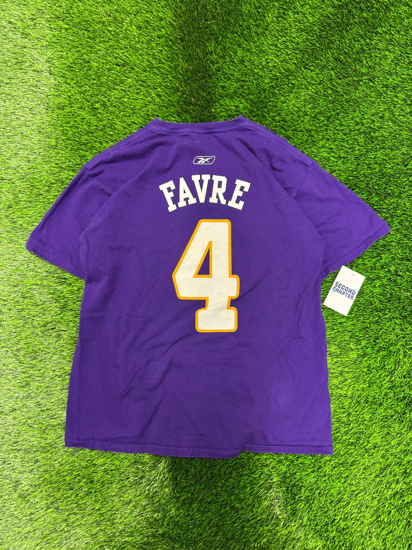 00s Minnesota Vikings Brett Favre #4 Jersey Tee (M)