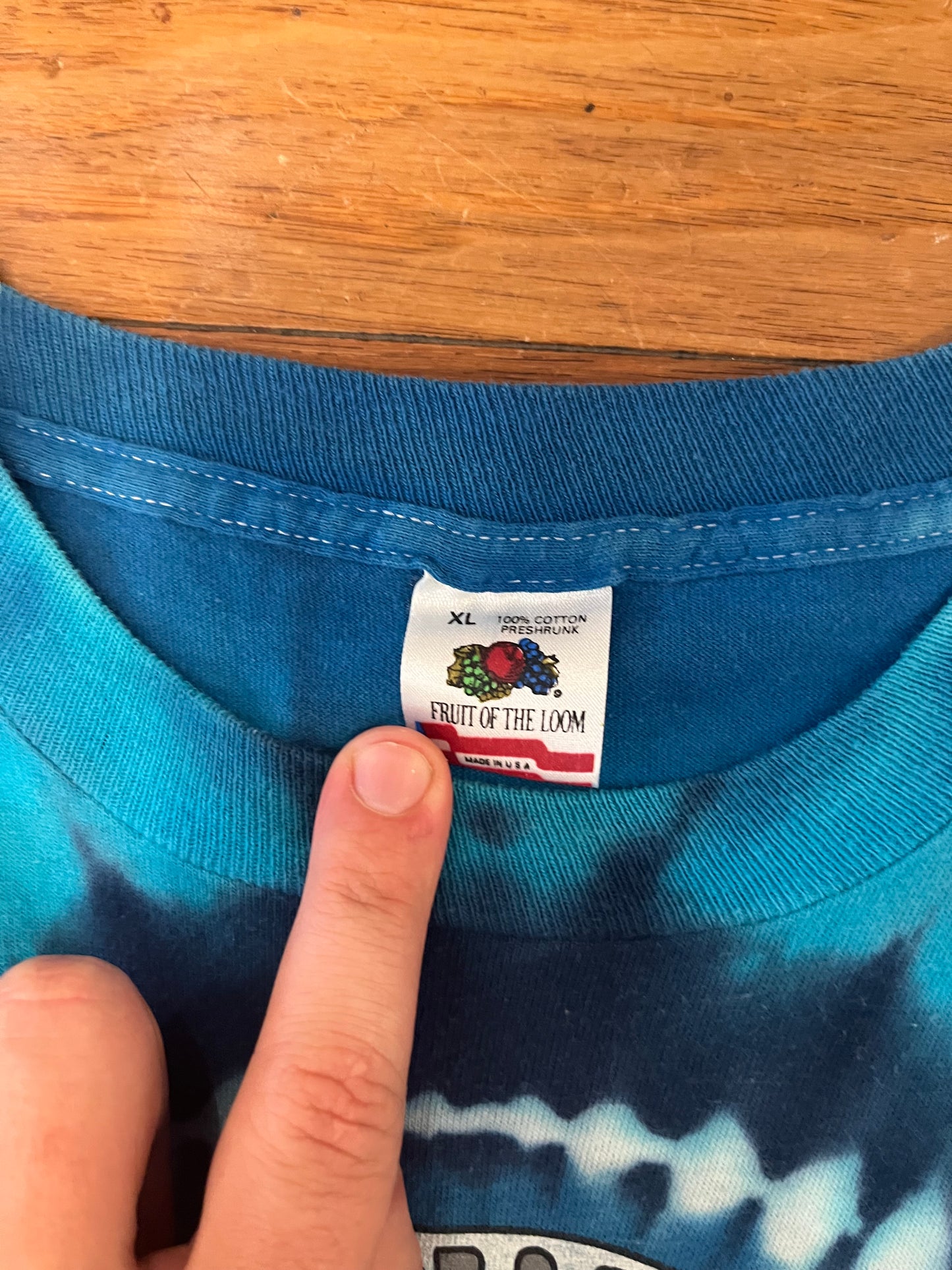 1990 Grateful Dead "25 Years Dead" Tie Dye Music Tee (XL)
