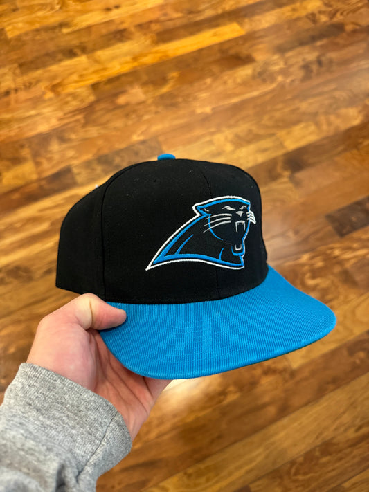 Carolina Panthers Mitchell & Ness Logo Two-Toned Hat (OS)