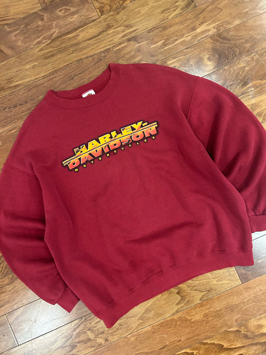 2003 Harley Davidson Maroon Virginia Crewneck (XL)