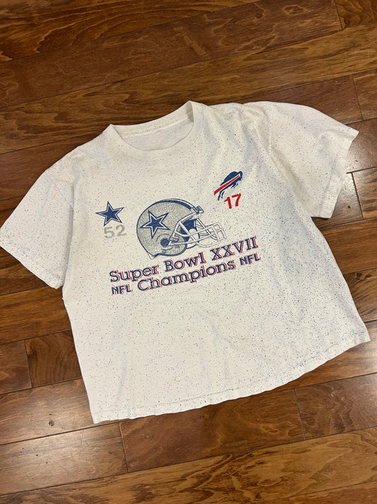 90s Dallas Cowboys Super Bowl XXVII Boxy Tee (L)