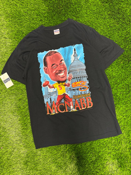 2010 Washington Redskins Donovan McNabb Caricature Tee (L)