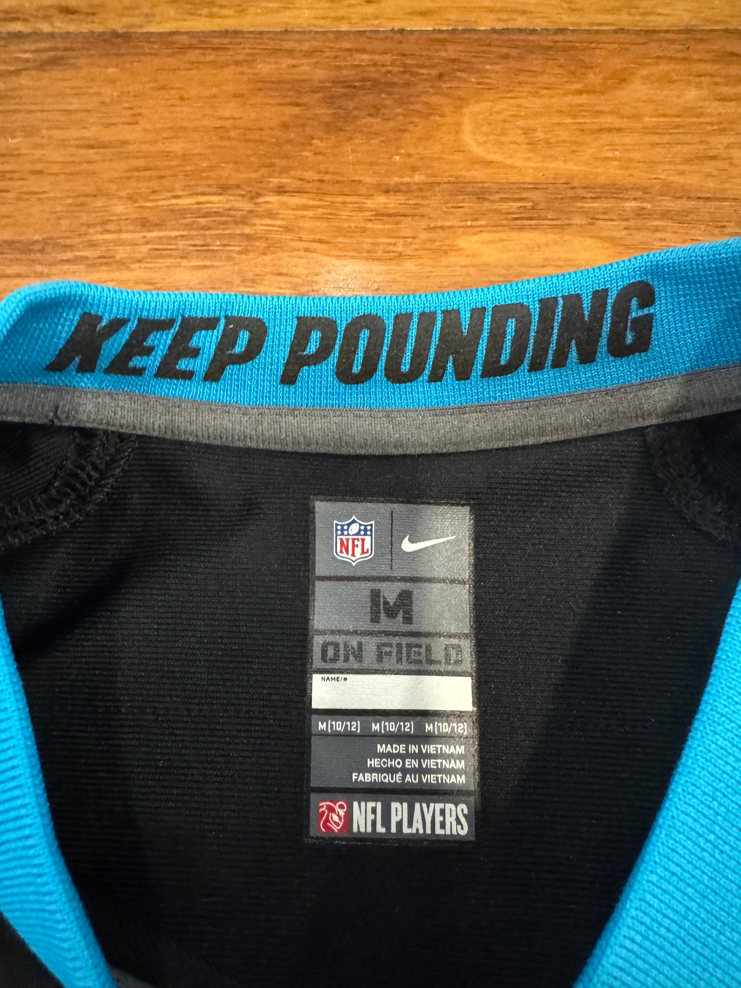 2018 Carolina Panthers Christian McCaffery Home Jersey (Youth M)