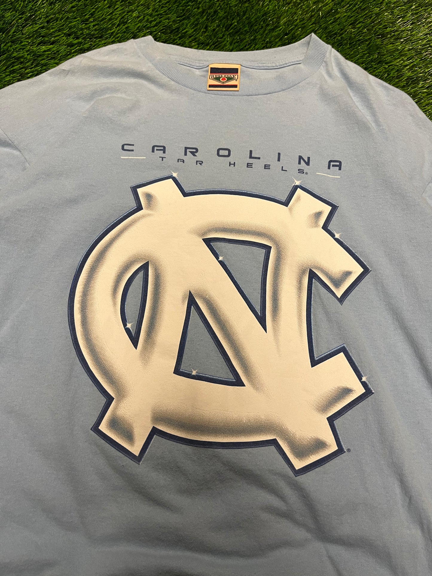 90s University of North Carolina (UNC) Vintage Glossy Logo Tee (XL)