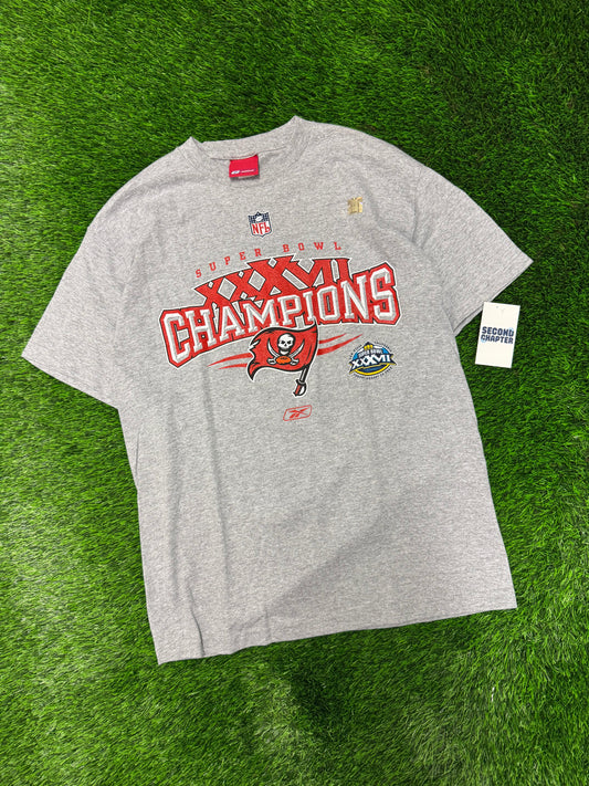 2003 Tampa Bay Buccaneers Reebok Super Bowl Tee (M)