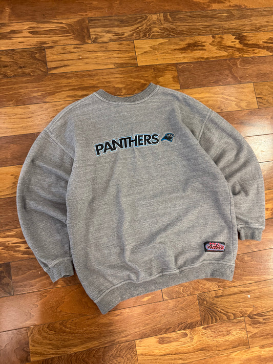 1997 Carolina Panthers Embroidered NFL Active Crewneck (M)