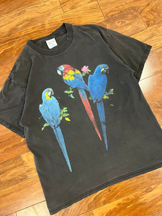 90s Parrots Nature Tee (L)