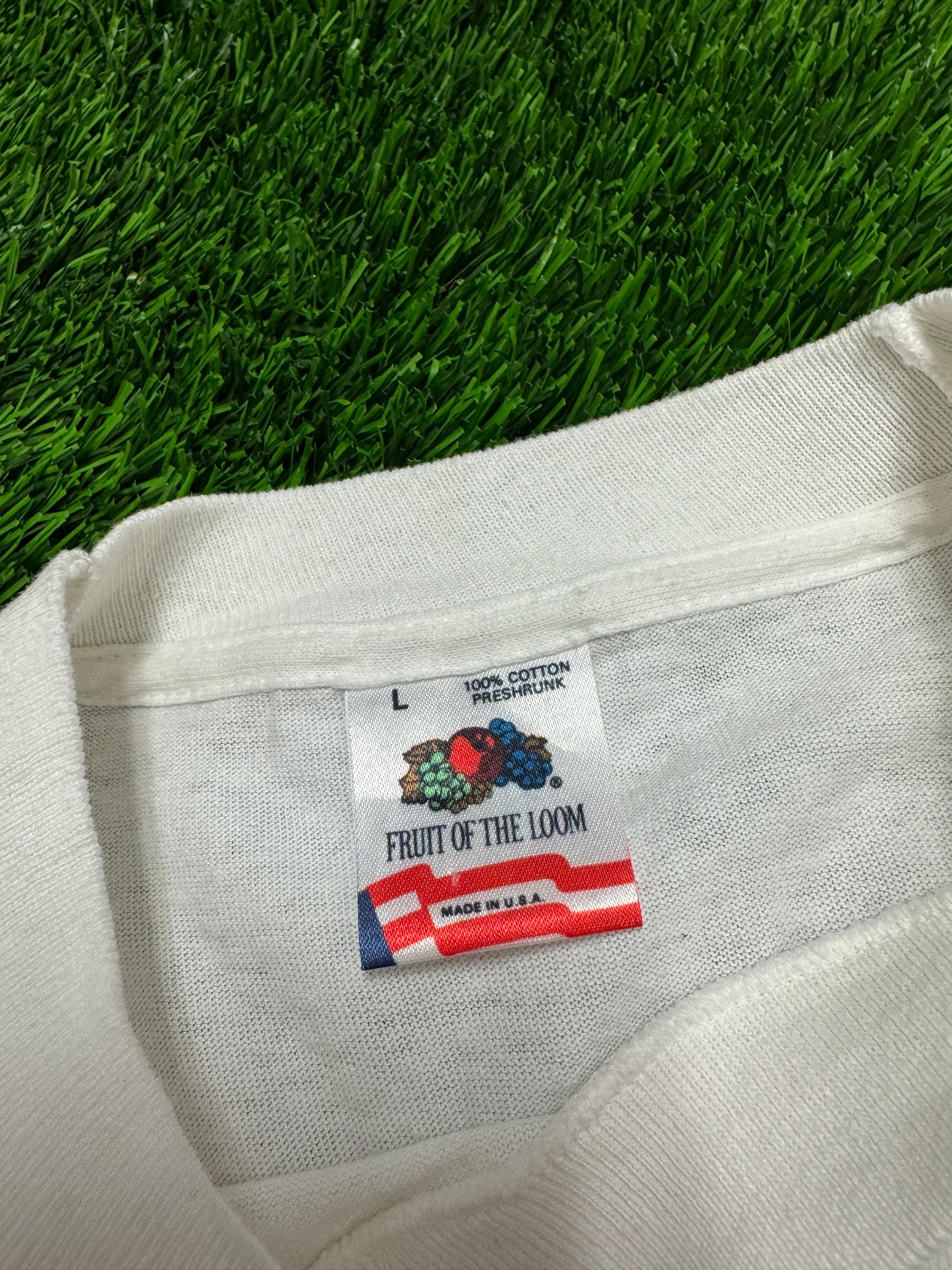 1988 Los Angeles Dodgers Caricature World Series Vintage MLB Tee (L)