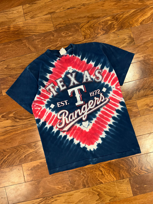 2005 Texas Rangers Tie Dye Tee (M)