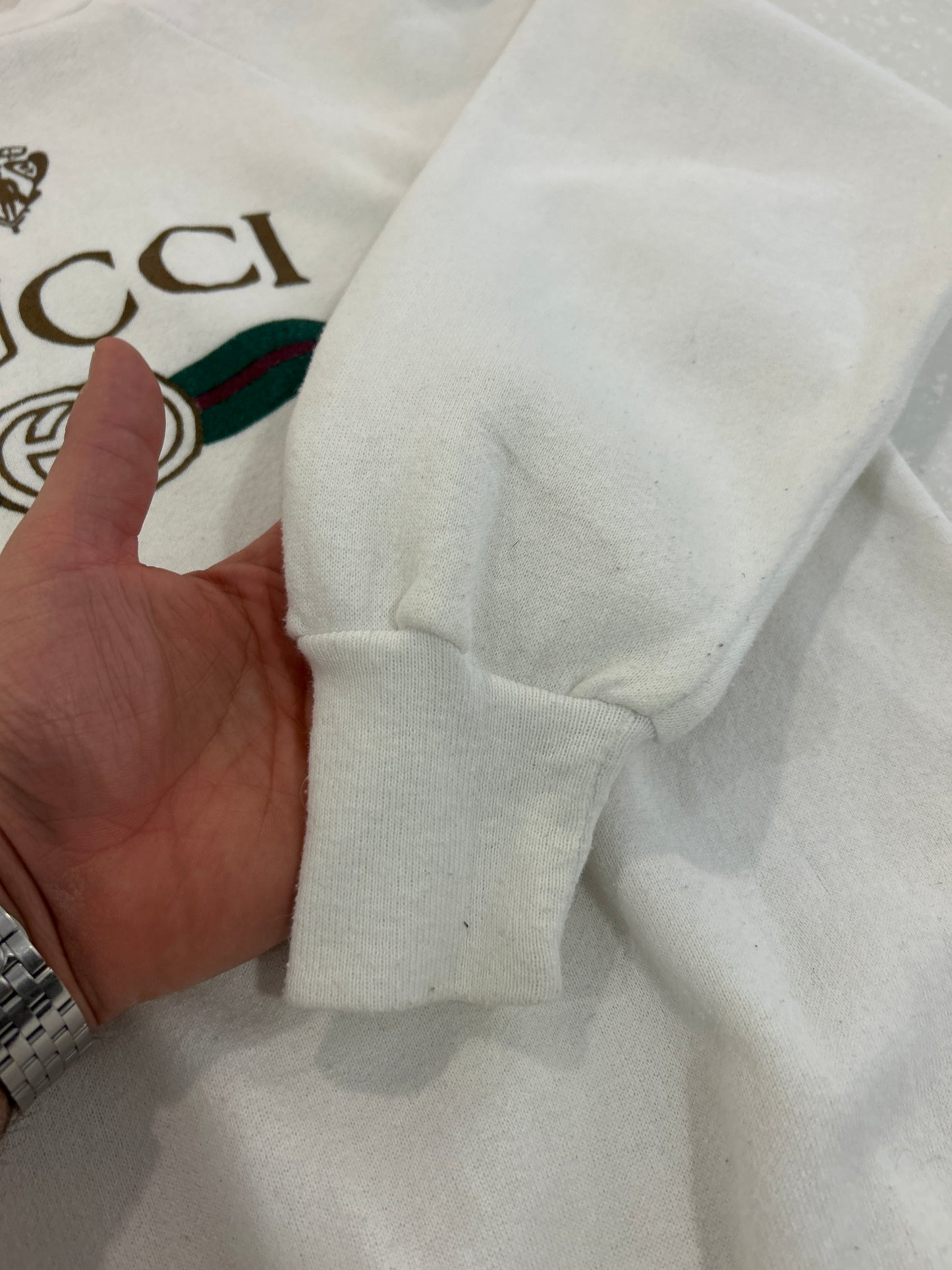 80s Gucci Vintage Bootleg Crewneck (L)