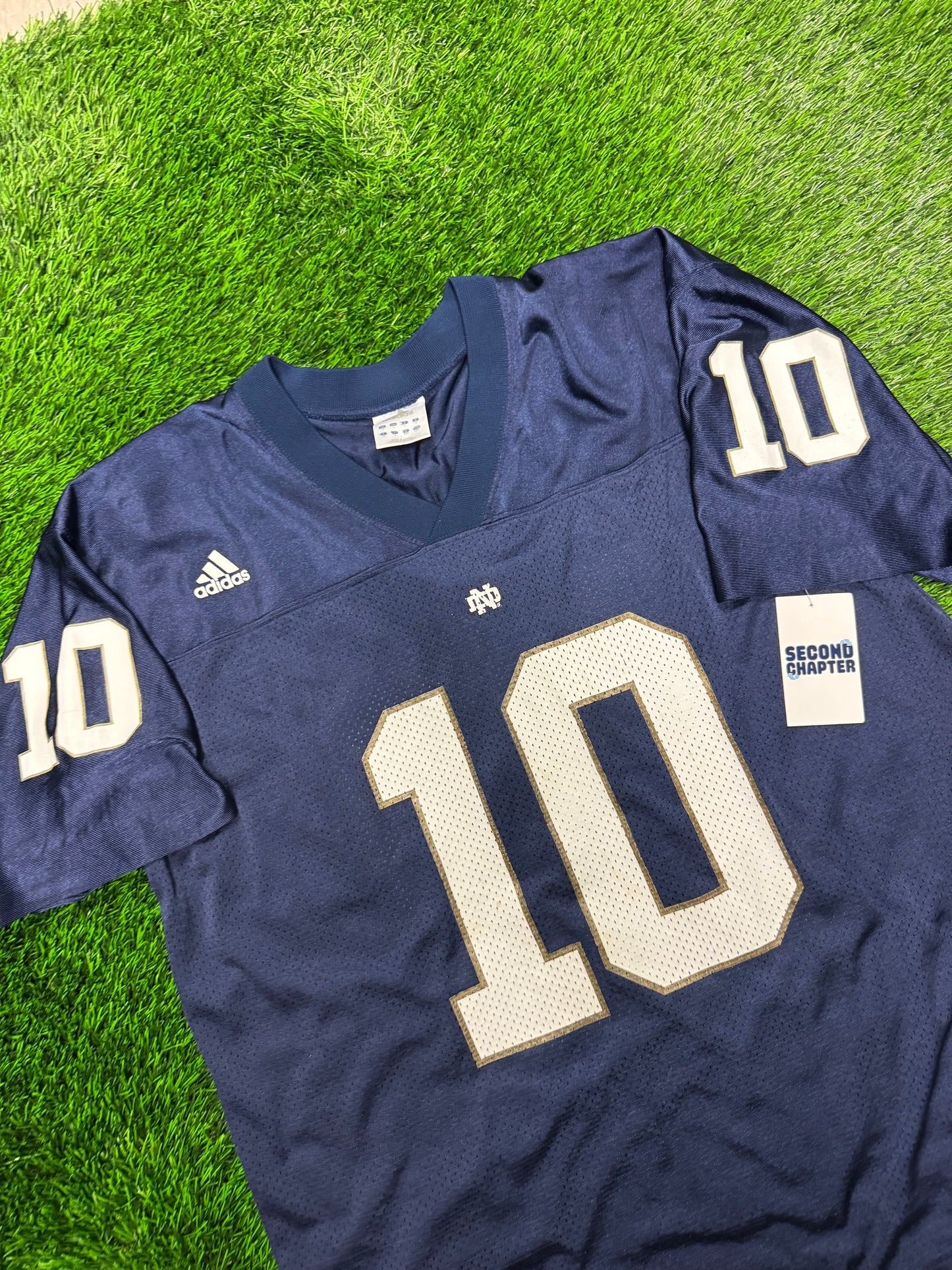 00s University of Notre Dame Vintage NCAA Football Jersey (L)