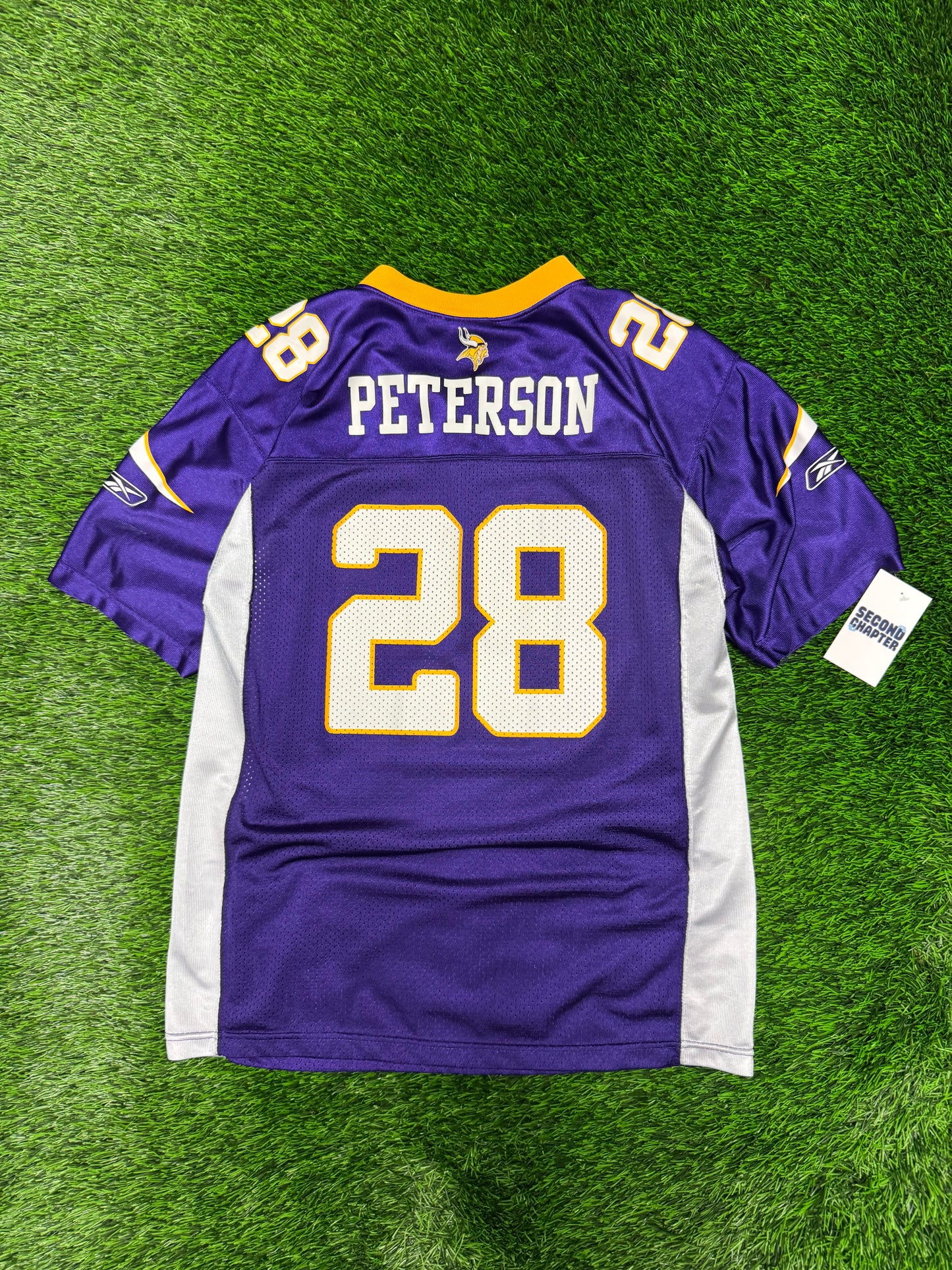 Minnesota Vikings Adrian Peterson #28 Reebok Jersey (Youth XL)