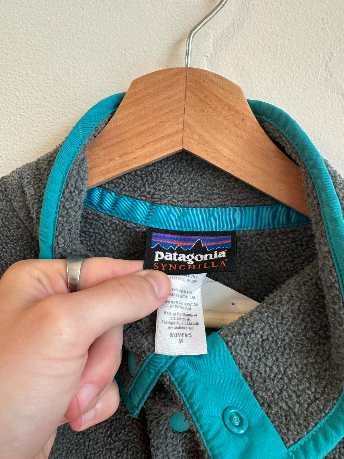 Patagonia Synchilla Mint Snap T Fleece Sweater (Women’s M)