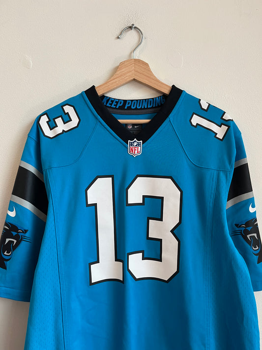 2012 Carolina Panthers Kelvin Benjamin Blue Nike Jersey (L)