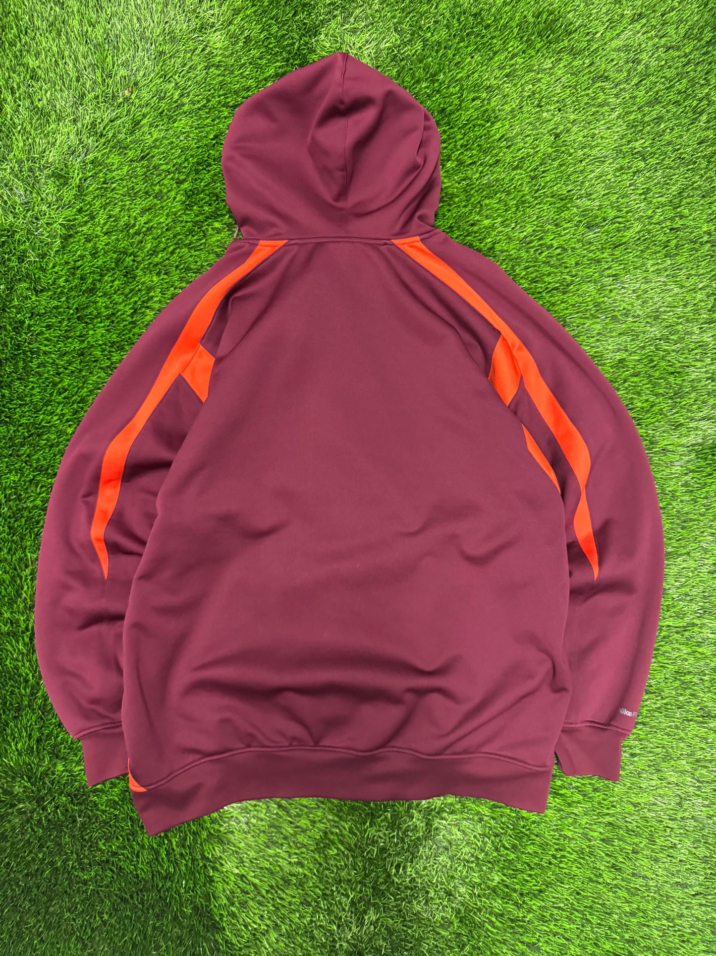 00s Vintage University of Virginia Tech Nike Center Swoosh Athletic Hoodie (XL)