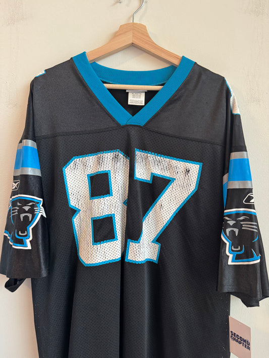 00s Carolina Panthers Muhsin Muhammad Reebok Jersey (XL)