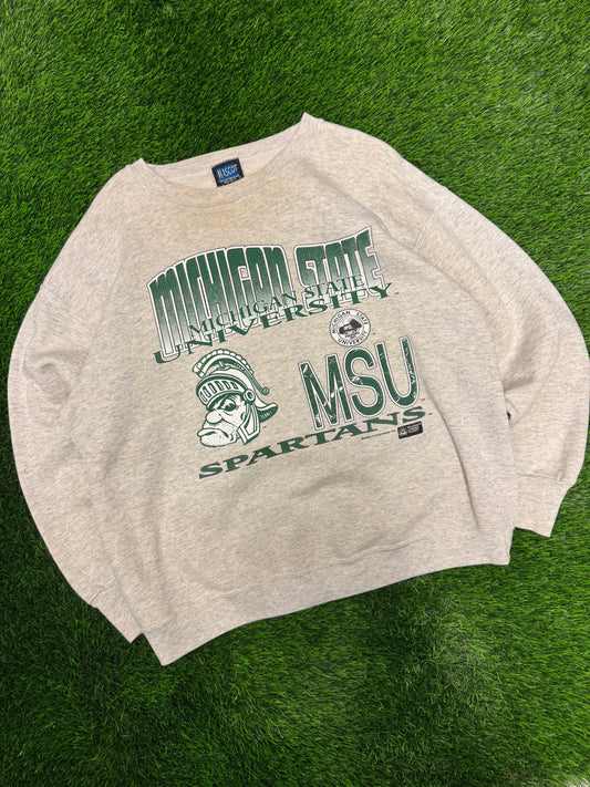 1993 Michigan State University Spartans Graphic Vintage Crewneck (XL)