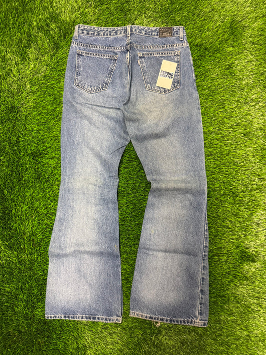 2001 Levi's Silver Tab Medium Blue Wash Women's Bootcut Flared Jeans (31 x 30)