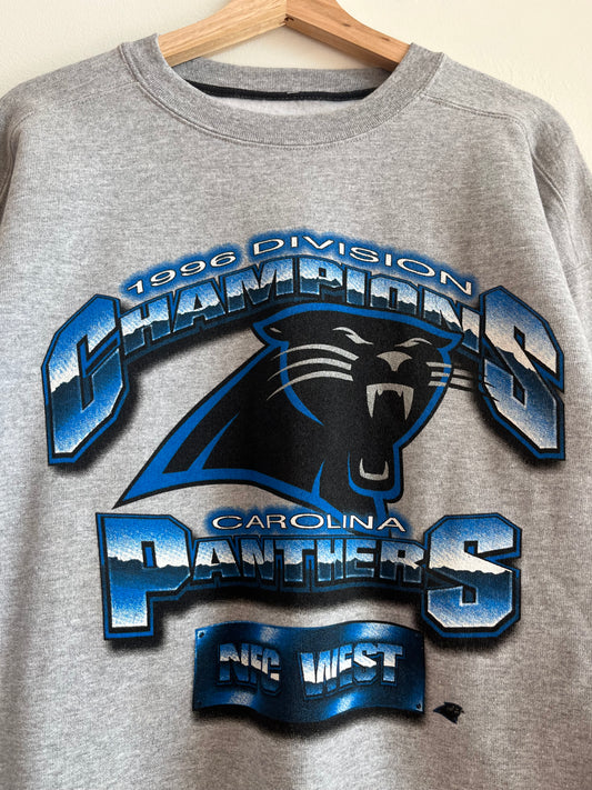1996 Carolina Panthers Vintage Division Champions Crewneck (M)