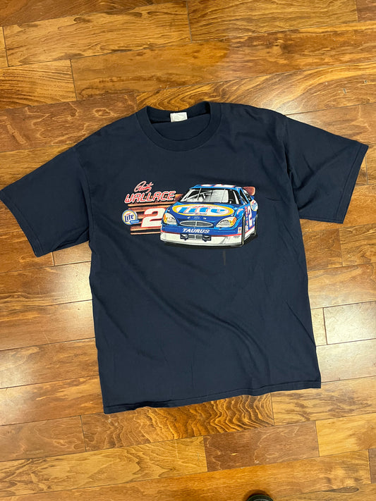 2001 Rusty Wallace Miller Lite Nascar Tee (XL)
