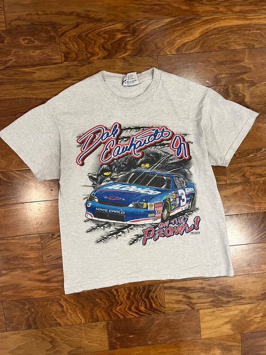 90s Dale Earnhardt "On The Prowl" Nascar Tee (M)
