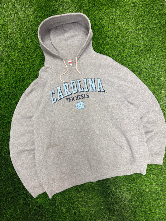 00s University of North Carolina (UNC) Tar Heels Soffe Grey Hoodie (XL)