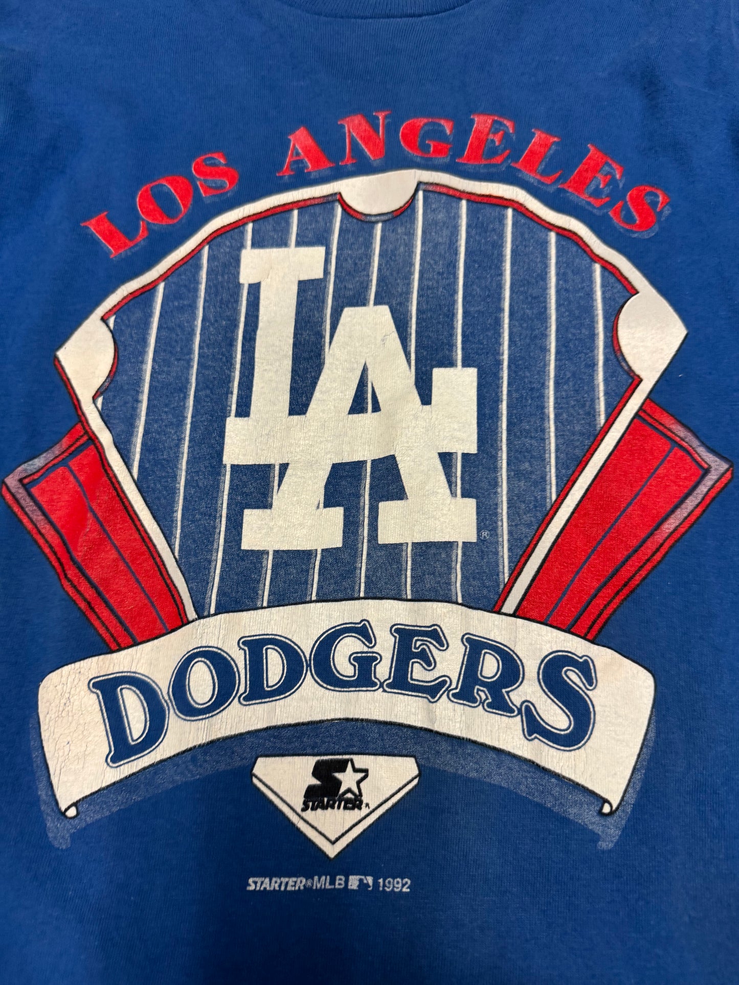 1992 Los Angeles Dodgers Starter Vintage MLB Tee (XL)
