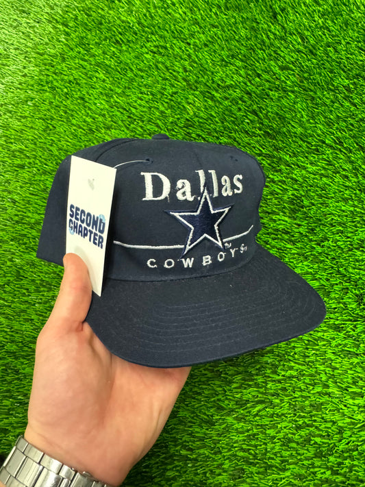 90s Dallas Cowboys Eastport Vintage NFL Snapback Hat (OS)