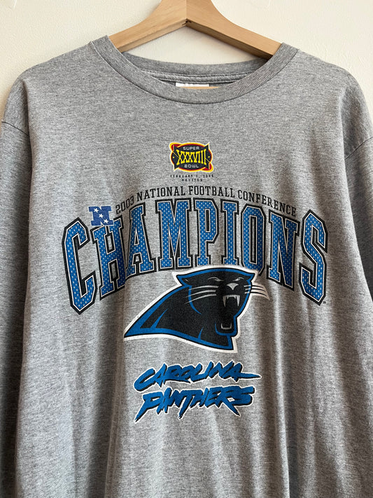 2003 Carolina Panthers NFC Champs Long Sleeve Shirt (M)