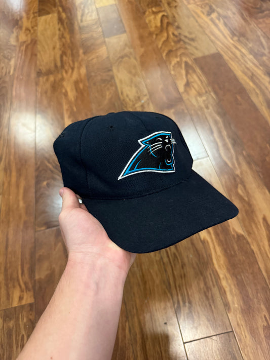 00s Carolina Panthers Black Sports Specialities Essential Hat (OS)