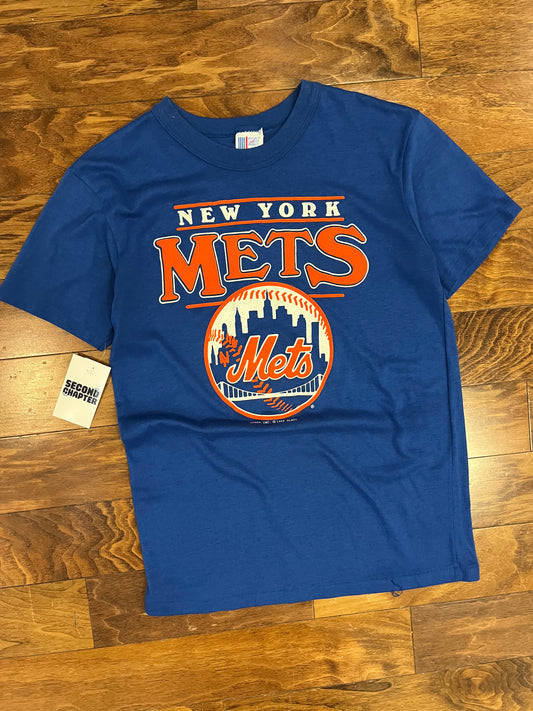 1988 New York Mets MLB Logo Tee (L)