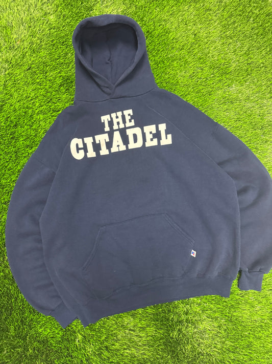 90s The Citadel Military College Vintage Russell Hoodie (XL)