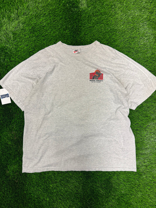 90s Nike Michael Jordan's Restaurant Jump Man NBA Tee (XL)