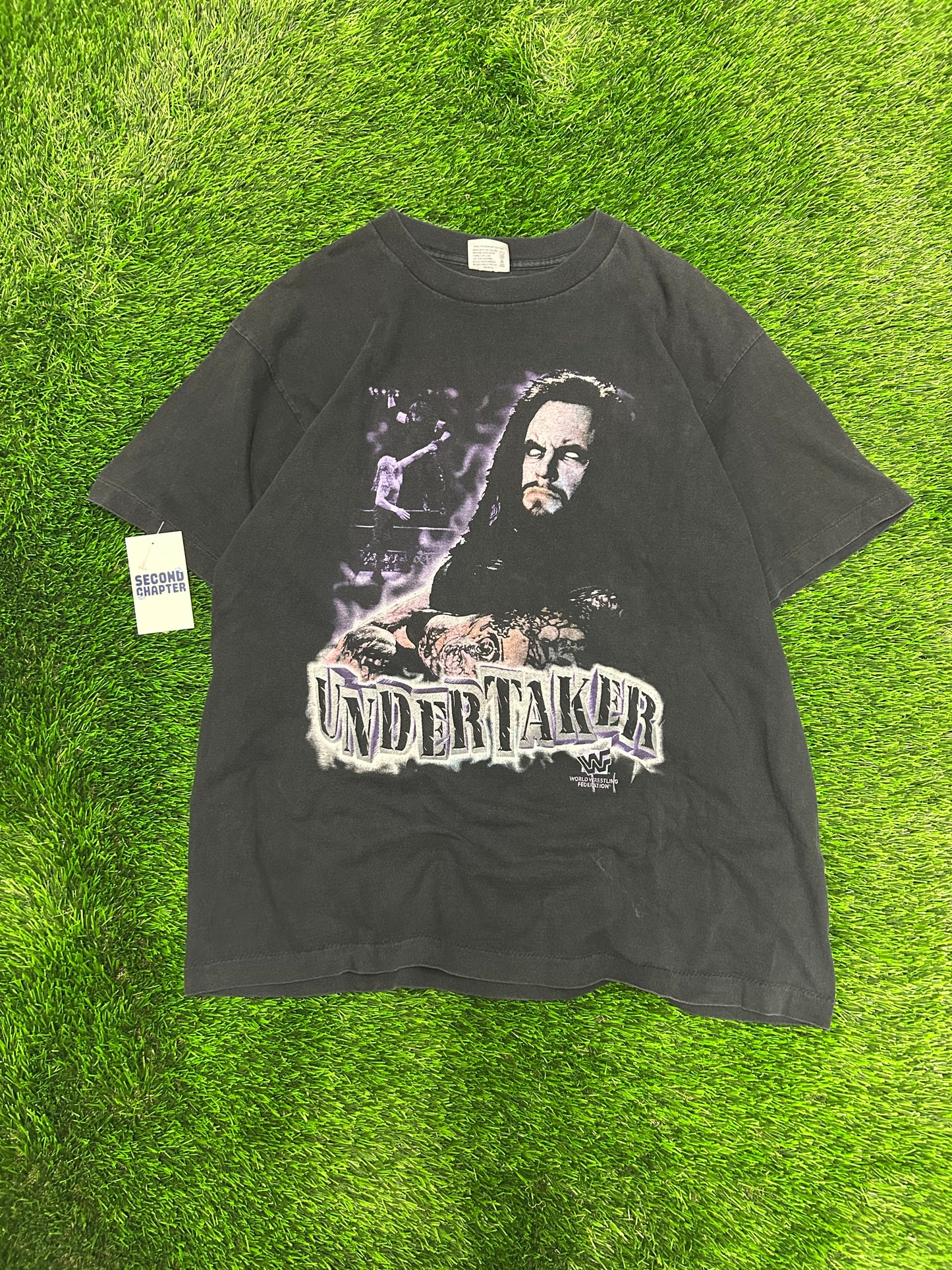 90s The Undertaker WWF "Death Become Me" World Wrestling Federation Vintage Grail Tee (XL)