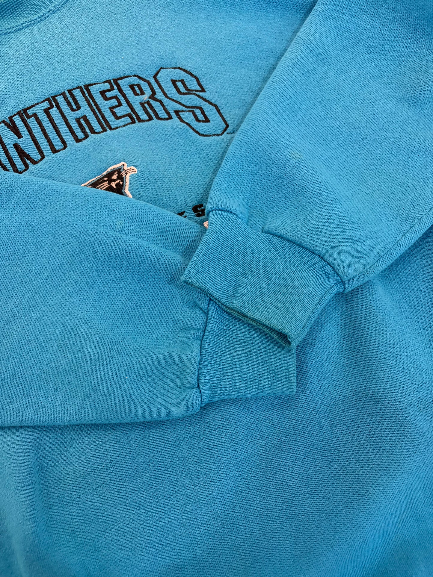 1996 Carolina Panthers Blue Lee Crewneck (XL)
