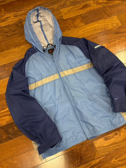90s Nike Essential Swoosh Multi-Colored Vintage Windbreaker (XL)